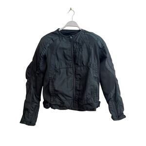 ICON Women’s Merc Black Armor Padded Asphalt Tech Motorcycle Jacket Size: Large